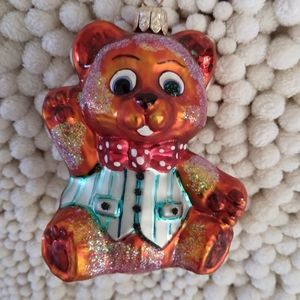 Christopher Radko Ornament "Orange Bear"